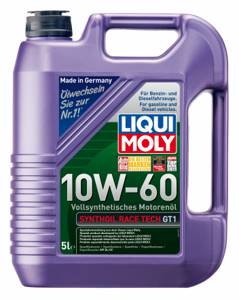 Моторное масло Liqui Moly Synthoil Race Tech GT1 SAE 10w60, 5л